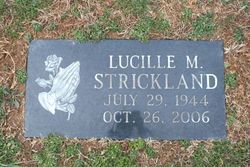 Lucille Margaret “Cille” <I>Allison</I> Strickland 