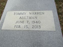 Tommy Warren “Tom” Aultman 