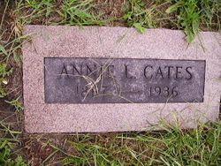 Anna Lee “Annie” <I>Crawford</I> Cates 