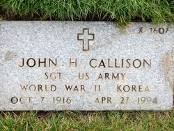John H Callison 