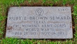 Ruby E Brown Seward 