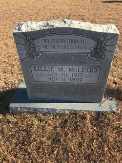 Lillie M McLeod 