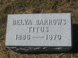 Belva <I>Bruffee</I> Barrows Titus 