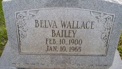 Belva Edith <I>Wallace</I> Bailey 