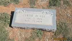 Gertrude D. <I>Williams</I> Lee 