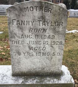 Fanny Martin <I>Zimmerman</I> Taylor 