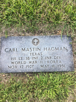 1LT Carl Mastin Hagman 