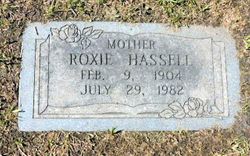Roxie Jane “Big Mama” <I>Bagwell</I> Hassell 