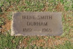 Irene <I>Smith</I> Durham 