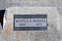 Myrtle Clark <I>Anderson</I> Rhodes 