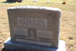 Maggie C. “Lottie” <I>Adkisson</I> Hastings 