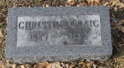 Christina M <I>Wessels</I> Craig 