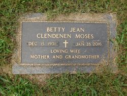 Betty Jean <I>Clendenen</I> Moses 