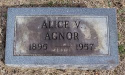 Alice Virginia <I>Wilson</I> Agnor 