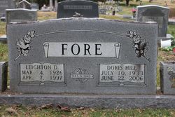 Doris Mae <I>Hill</I> Fore 