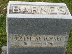 Mary Josephine “Josie” <I>Denny</I> Barnes 