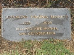 Rosamond Virginia <I>Blake</I> Bennett 