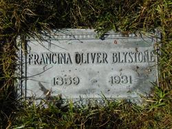 Francina <I>Oliver</I> Blystone 