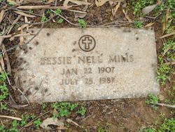Bessie Nell “Pete” <I>Collins</I> Mims 