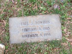 Paul Joseph Bowron 