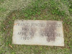Frances <I>Rencher</I> Scruggs 