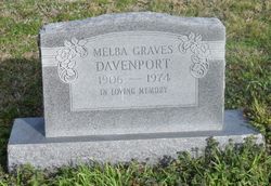 Melba <I>Graves</I> Davenport 