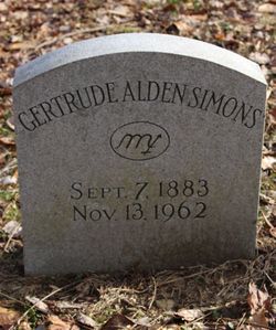 Gertrude Winifred <I>Alden</I> Simons Cooper 
