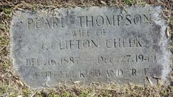 Ida Pearl <I>Thompson</I> Cheek 
