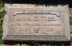 Anna <I>Gross</I> Vogel 