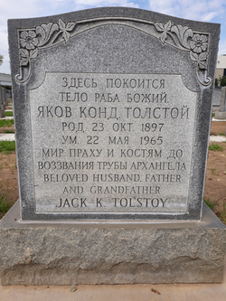 Jack Kondrat Tolstoy 