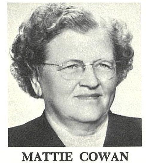 Mattie Euphemia Geers Cowan (1898-1987)