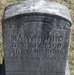 Mary E. <I>Goins</I> Baird 