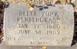 Belle <I>York</I> Pendergrass 