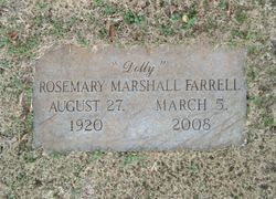 Rosemary “Dolly” <I>Marshall</I> Farrell 