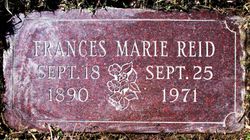 Frances Marie Reid 