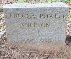 Rebecca <I>Powell</I> Shelton 