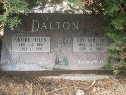 Phoebe Helen <I>Naylor</I> Dalton 