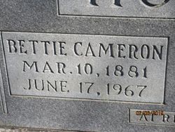 Bettie E. <I>Cameron</I> Hunt 