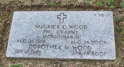 Pfc Maurice Charles Wood 