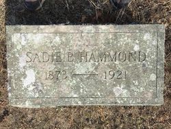 Sarah Bell “Sadie” <I>Tripp</I> Hammond 