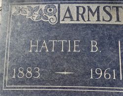 Hattie Belle <I>Combs</I> Armstrong 