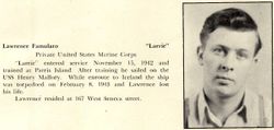 PVT Lawrence William “Larrie” Famularo 