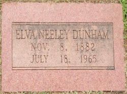 Elva <I>Neeley</I> Dunham 