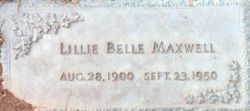 Lillie Belle Maxwell 