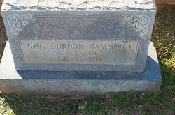 Ione <I>Gordon</I> Hammond 