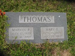 Mary E <I>Hall</I> Thomas 