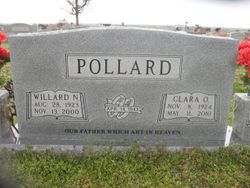 Clara Opal <I>Davis</I> Pollard 