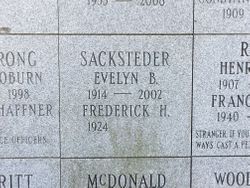Frederick H. Sacksteder 