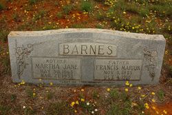 Martha Jane <I>Garner</I> Barnes 