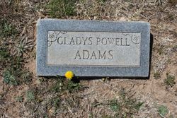 Gladys <I>Powell</I> Adams 